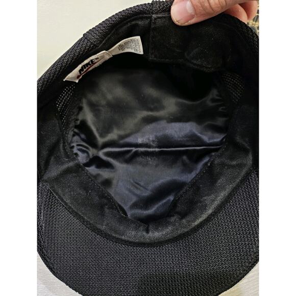 VTG Nike Golf Flat Cap Newsboy Cabbie Hat Large Swoosh - Picture 11 of 14